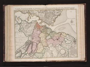 Carte particuliere d’Amstelland, ou Les environs d’Amsteldam, Muyden, Weesp, Naarden de Johannes Condet